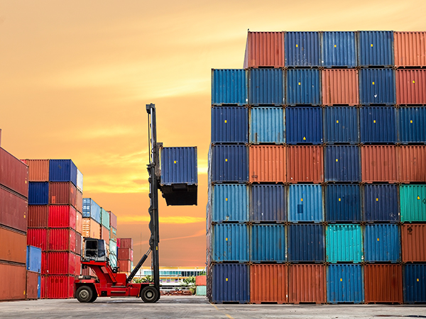 Shipping Containers at the Port